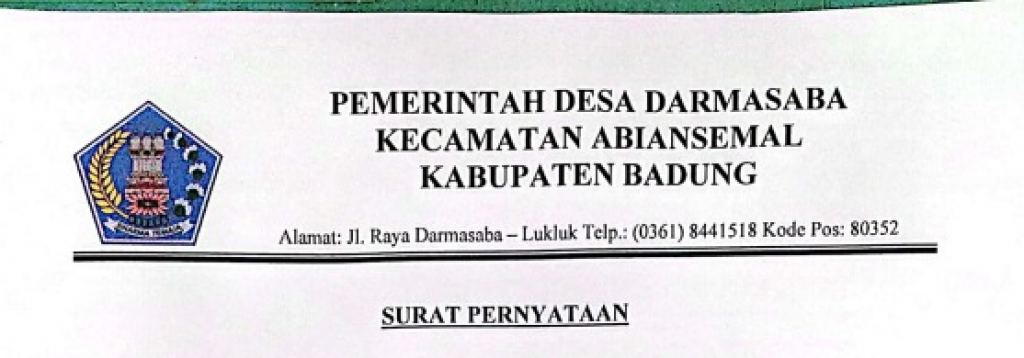 SURAT PERNYATAAN UPLOAD